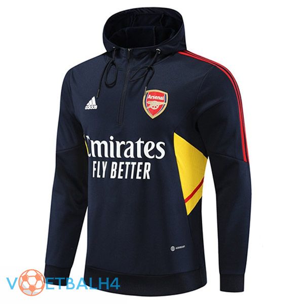 Arsenal Training Sweatshirt Hoodie koninklijk blauwe 2022/2023