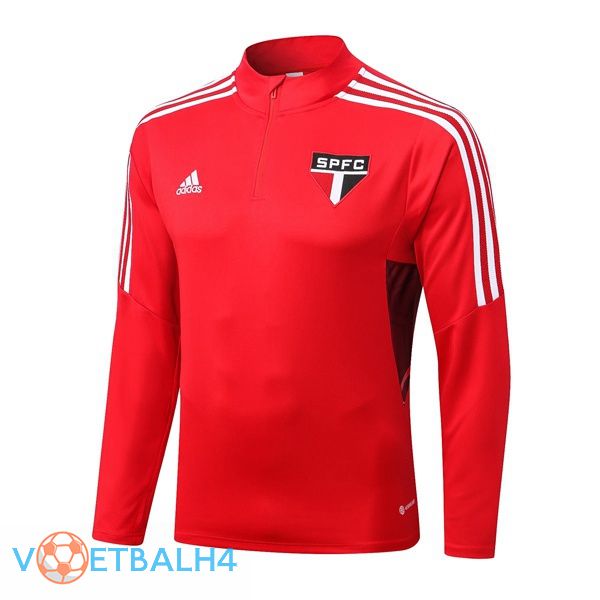 Sao Paulo FC Training Sweatshirt rood 2022-2023