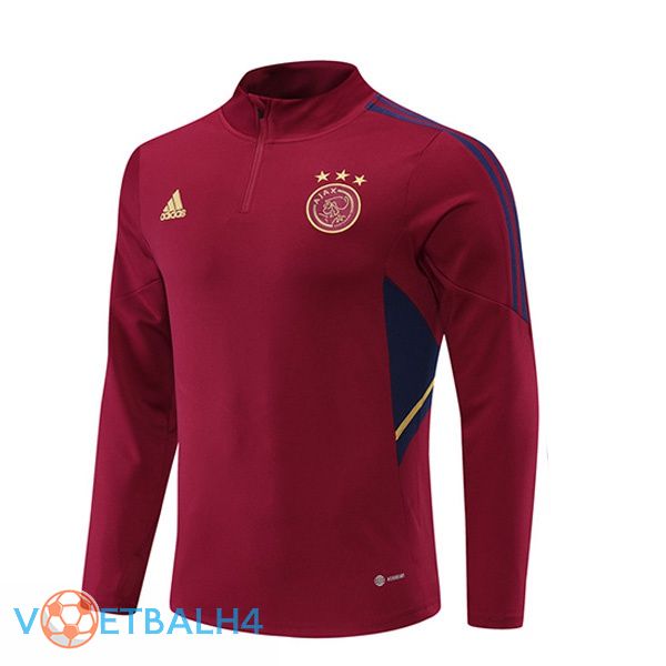 AFC Ajax Training Sweatshirt rood 2022-2023