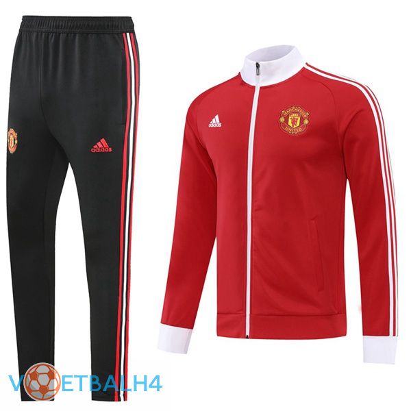 Manchester United Trainingsjaspak rood 2022-2023