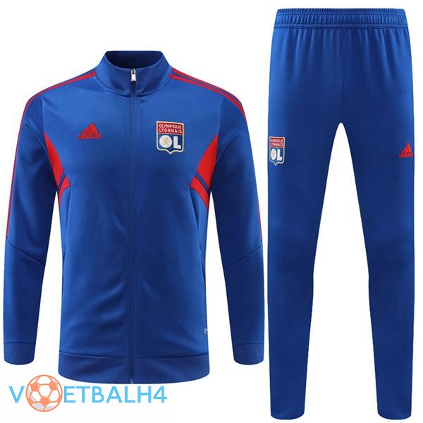 Olympique Lyon Trainingsjaspak blauw 2022-2023