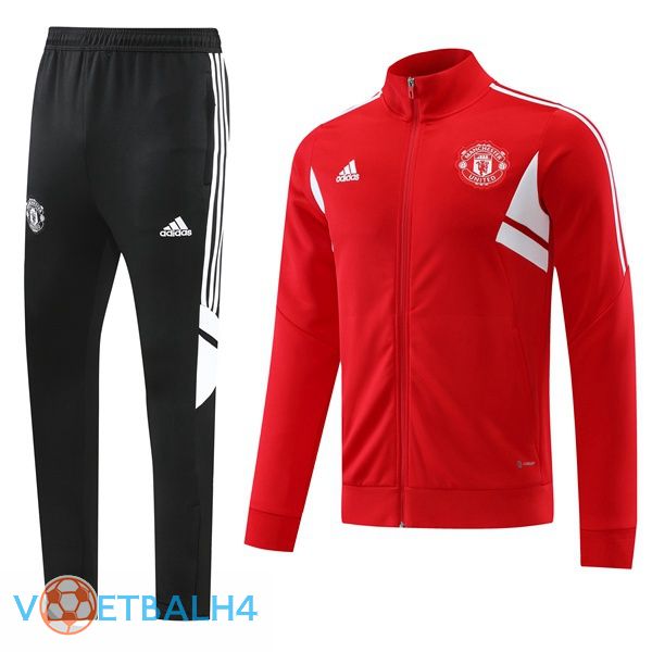 Manchester United Trainingsjaspak rood 2022-2023