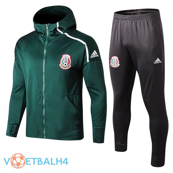 Mexico trainingspak Hoodie groente 2022-2023