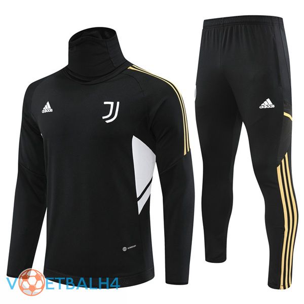 Juventus trainingspak High Collar zwart 2022-2023