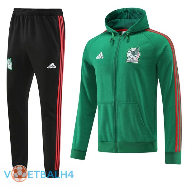 Mexico trainingspak Hoodie groente 2022/2023