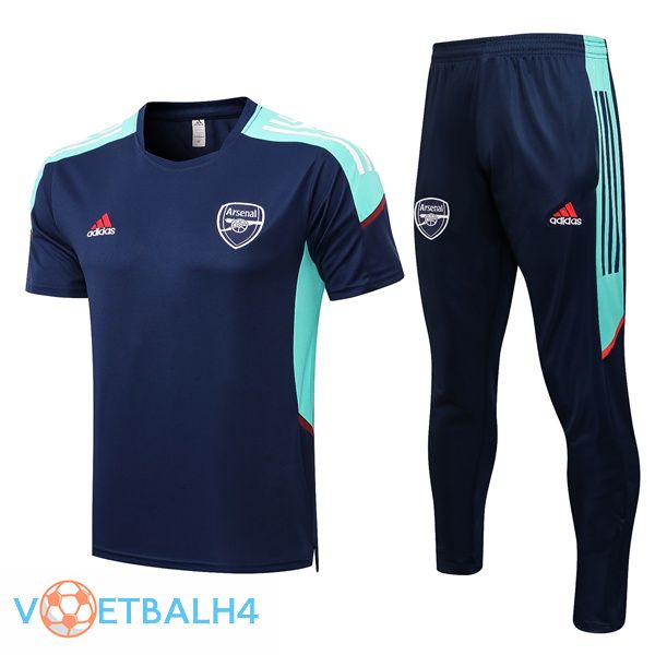 Arsenal Training T Shirt + broek blauw koninklijk 2022/2023