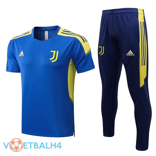 Juventus Training T Shirt + broek blauw 2022/2023