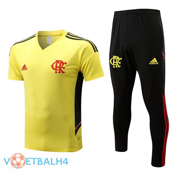 Flamengo Training T Shirt + broek geel 2022/2023