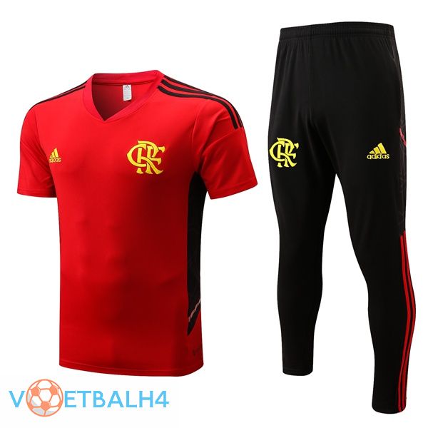 Flamengo Training T Shirt + broek rood 2022/2023