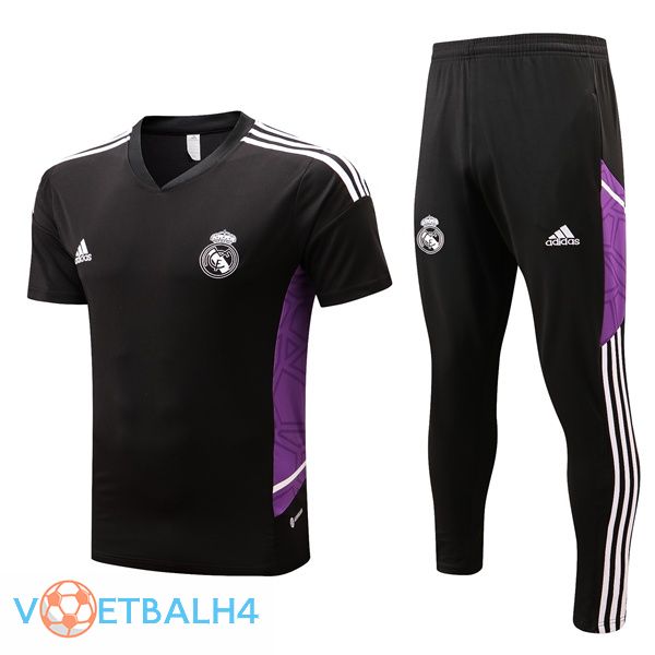 Real Madrid Training T Shirt + broek zwart 2022/2023