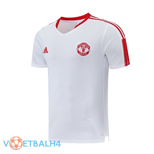 Manchester United wit Training T Shirt 2022/2023