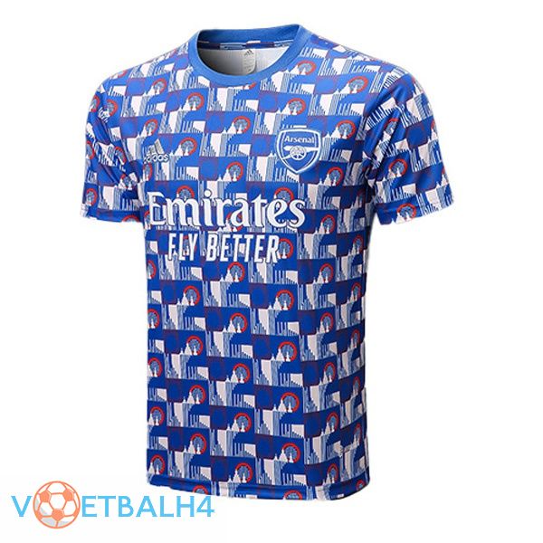 Arsenal Training T-Shirts blauw 2022-2023