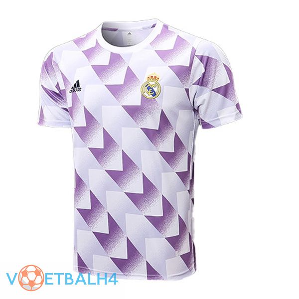 Real Madrid Training T-Shirts paars 2022-2023