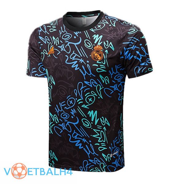 Real Madrid Training T-Shirts zwart 2022-2023