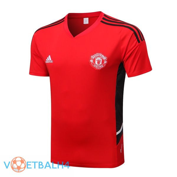 Manchester United Training T-Shirts rood 2022-2023