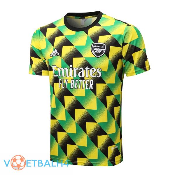 Arsenal Training T Shirt groente zwart 2022/2023