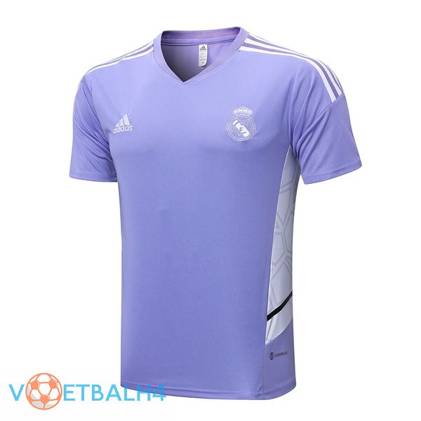 Real Madrid Training T Shirt paars 2022/2023