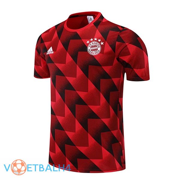 Bayern Munich Training T Shirt rood zwart 2022/2023