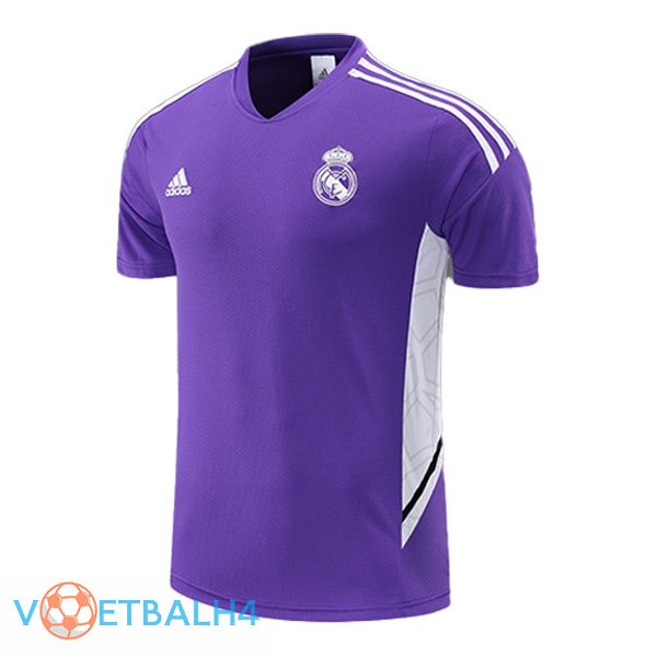 Real Madrid Training T Shirt paars 2022/2023