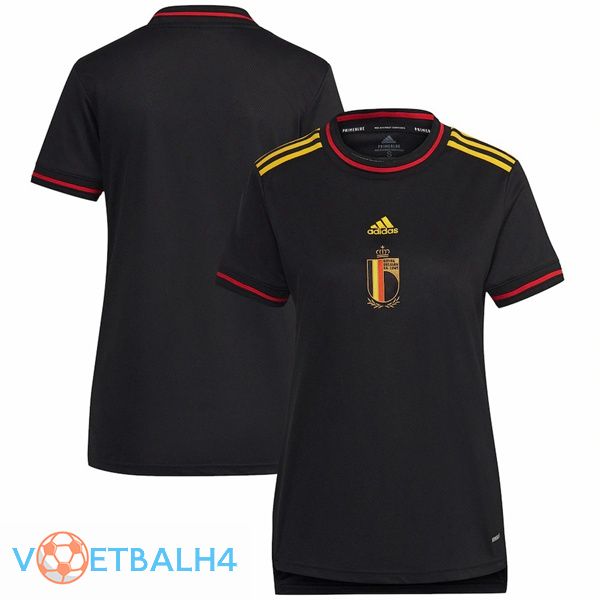 België Dames thuis zwart Women's Euro jersey 2022