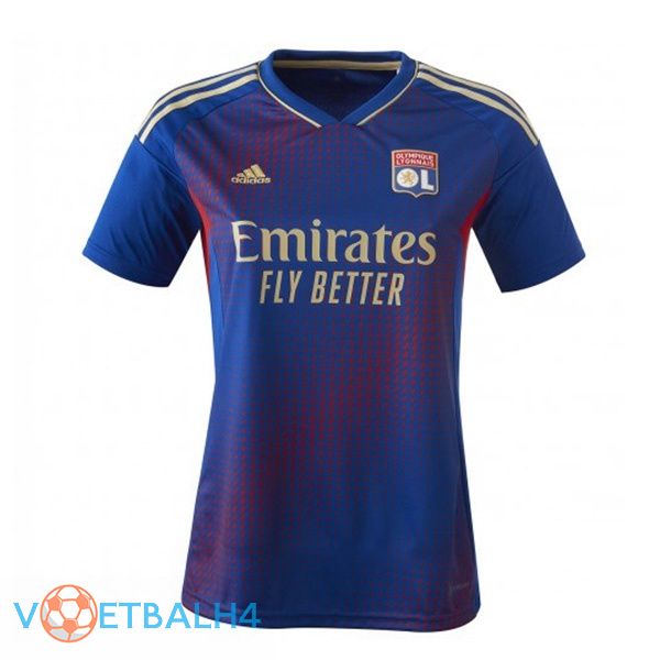 Lyon OL jersey Dames vierde blauw 2022/2023