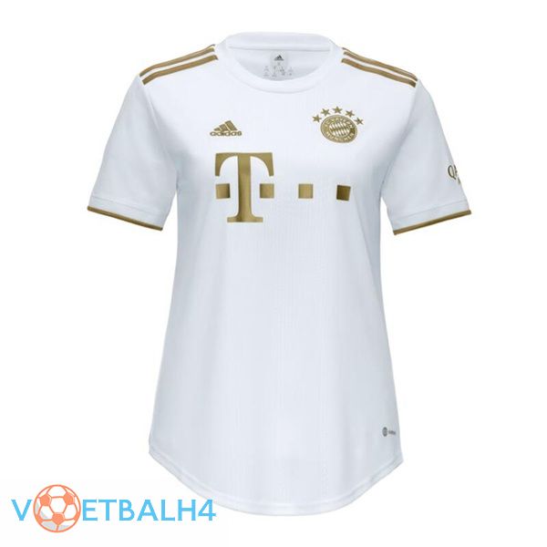 Bayern Munich Women voetbal jerseys uit wit 2022-2023