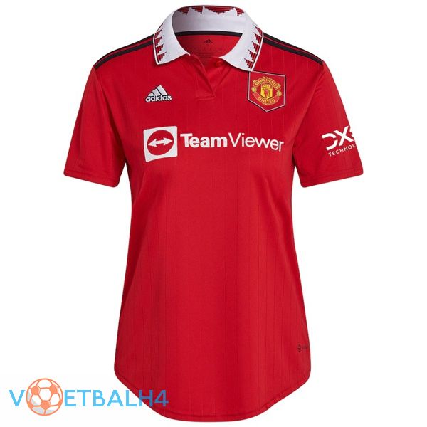 Manchester United Dames voetbal jersey thuis rood 2022/2023