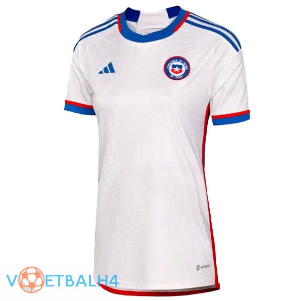 Chile Women voetbal jerseys uit wit 2022-2023