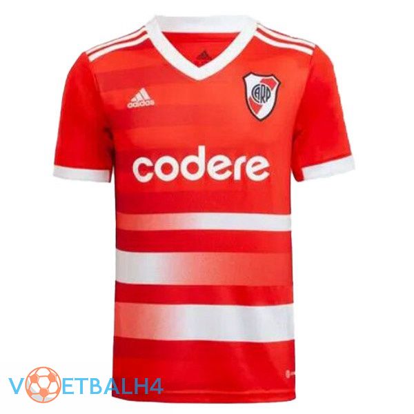 River Plate voetbal jerseys uit rood 2022-2023