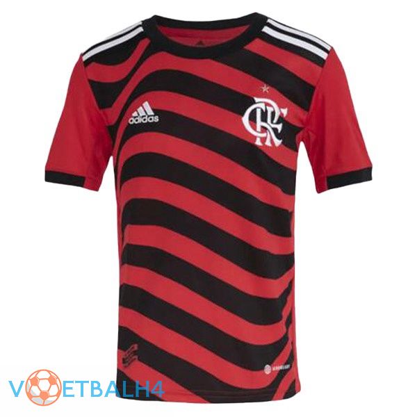 Flamengo voetbal jerseys derde rood 2022-2023