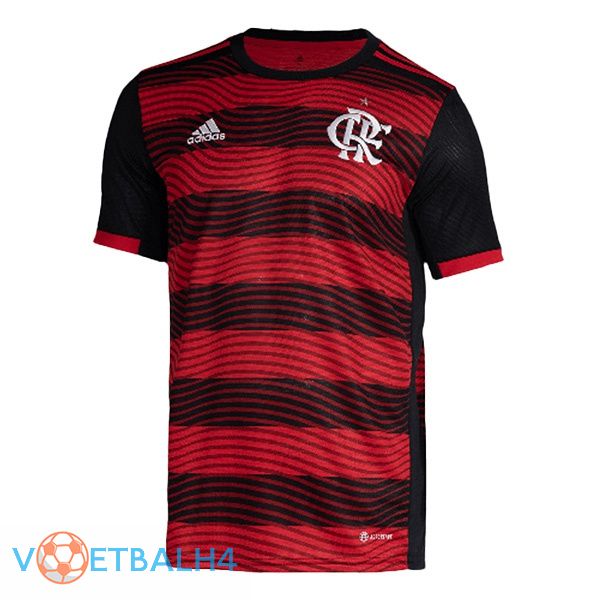 Flamengo thuis jerseys rood zwart 2022-2023