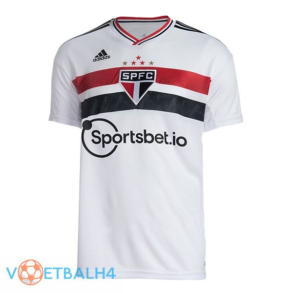 Sao Paulo FC thuis jerseys wit 2022-2023