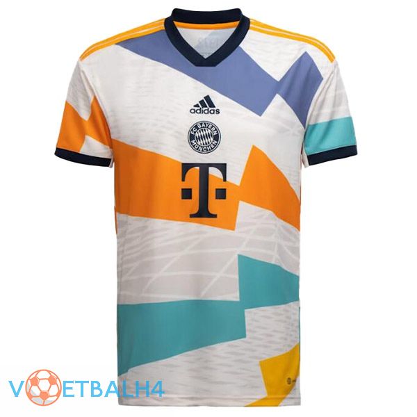 Bayern Munich voetbal jersey 50th anniversary wit 2022/2023