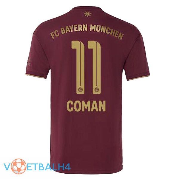 Bayern Munich (Coman 11) voetbal jerseys Speciale editie rood 2022-2023