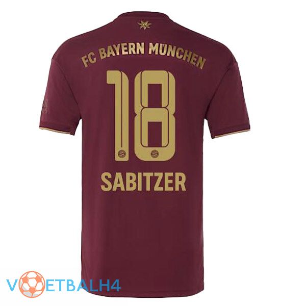 Bayern Munich (Sabitzer 18) voetbal jerseys Speciale editie rood 2022-2023