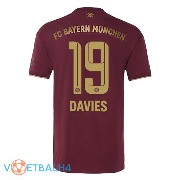 Bayern Munich (Davies 19) voetbal jerseys Speciale editie rood 2022-2023