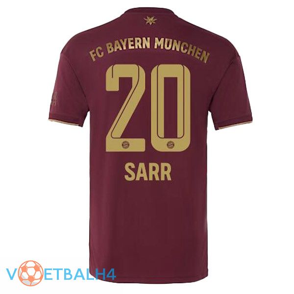 Bayern Munich (Sarr 20) voetbal jerseys Speciale editie rood 2022-2023