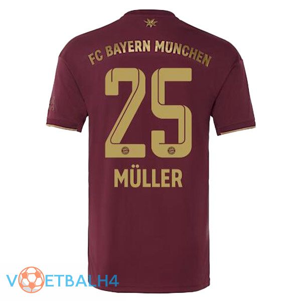 Bayern Munich (Müller 25) voetbal jerseys Speciale editie rood 2022-2023