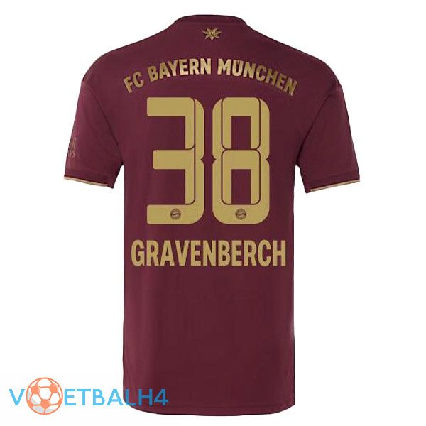 Bayern Munich (Gravenberch 38) voetbal jerseys Speciale editie rood 2022-2023