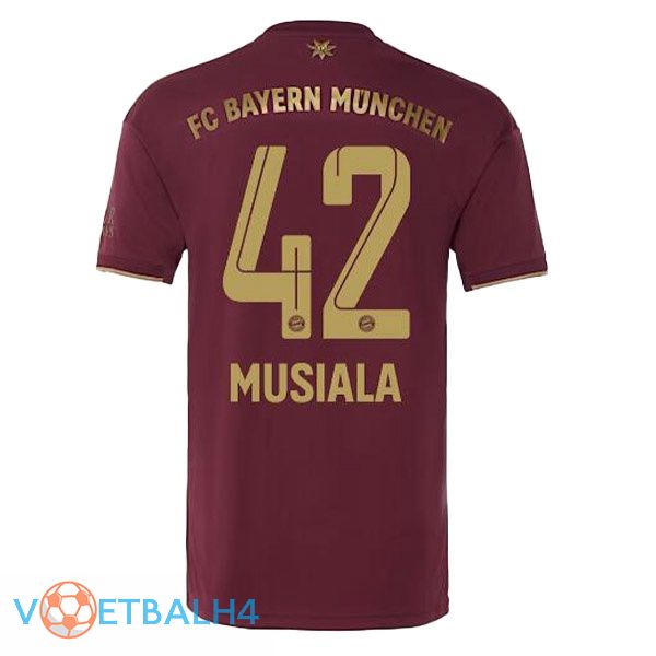 Bayern Munich (Musiala 42) voetbal jerseys Speciale editie rood 2022-2023