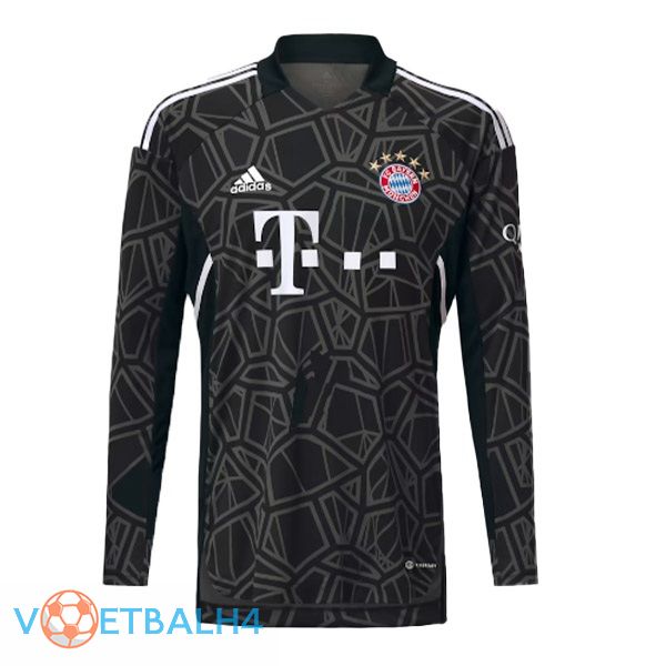 Bayern Munich voetbal jersey doelman lange mouwzwart 2022/2023