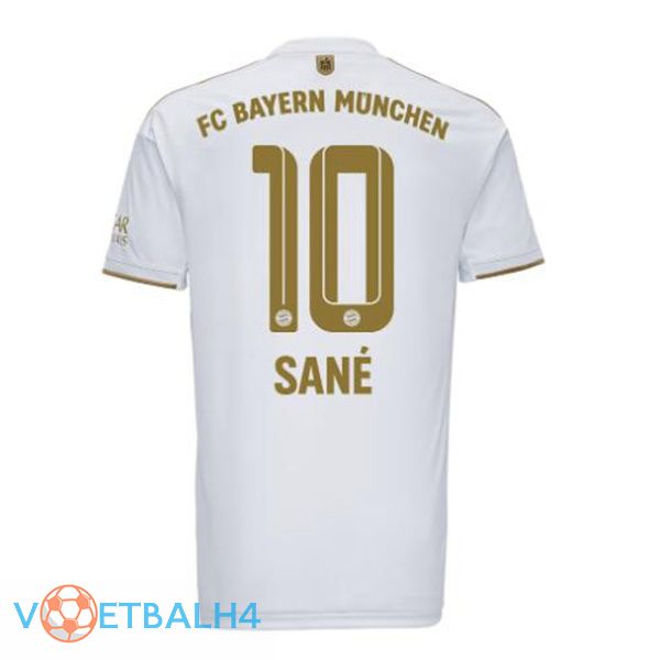 Bayern Munich (Sané 10) voetbal jerseys uit wit 2022-2023