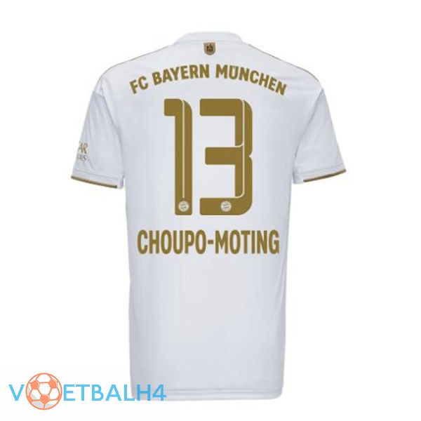 Bayern Munich (Choupo-Moting 13) voetbal jerseys uit wit 2022-2023