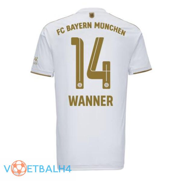 Bayern Munich (Wanner 14) voetbal jerseys uit wit 2022-2023