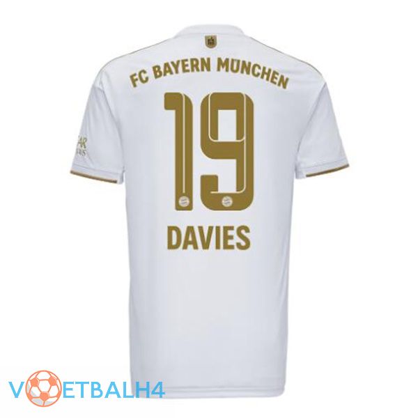 Bayern Munich (Davies 19) voetbal jerseys uit wit 2022-2023