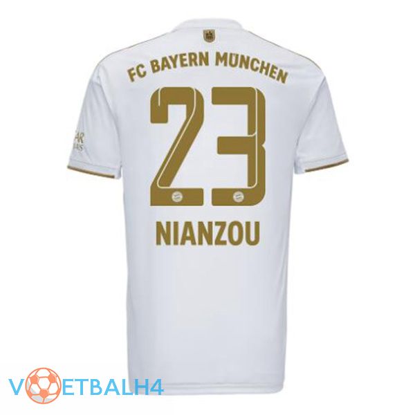 Bayern Munich (Nianzou 23) voetbal jerseys uit wit 2022-2023