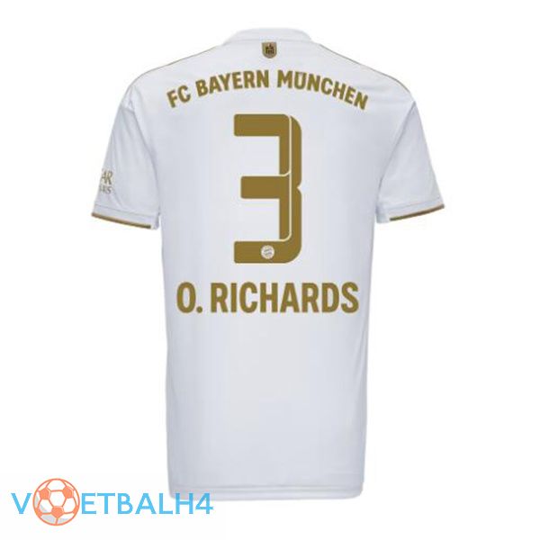 Bayern Munich (O. Richards 3) voetbal jerseys uit wit 2022-2023