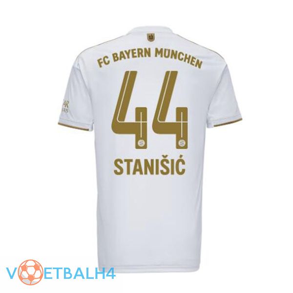 Bayern Munich (Stanišić 44) voetbal jerseys uit wit 2022-2023