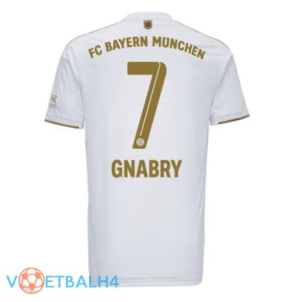 Bayern Munich (Gnabry 7) voetbal jerseys uit wit 2022-2023