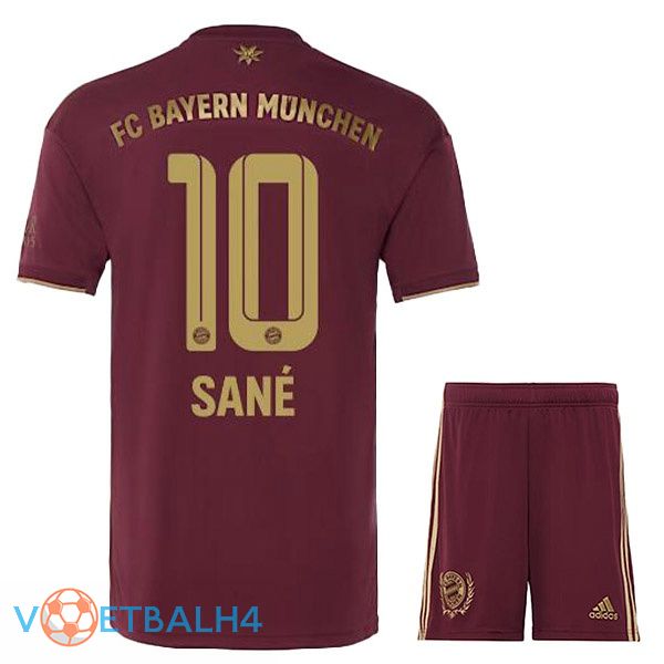 Bayern Munich (Sané 10) kinderen voetbal jerseys Speciale editie rood 2022-2023